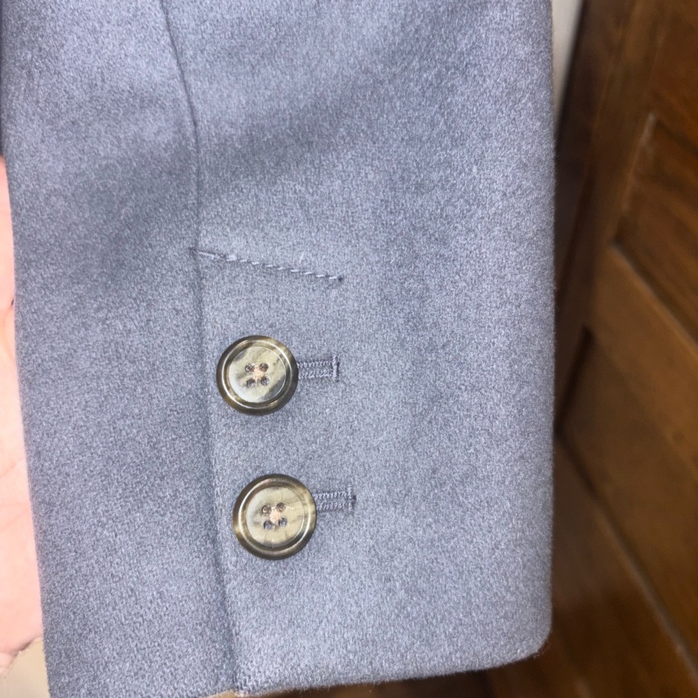 J.Crew Petite Wool Blend Peacoat Gray PS Small Thinsulate - Picture 9 of 11